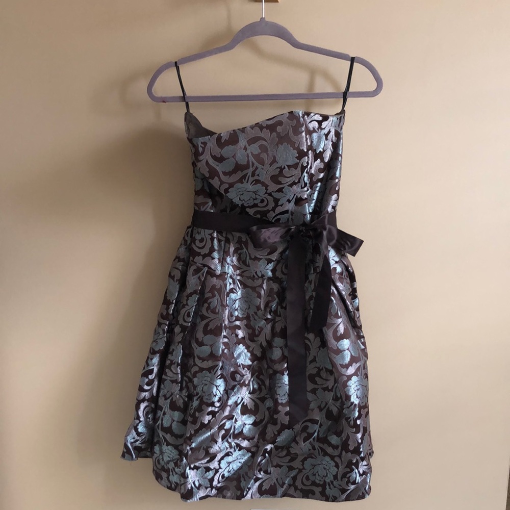 Beloved Jessica McClintock Size 10P 2000s Jacquard floral Dress Rare